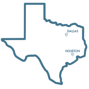 A image of the various cities Original ChopShop is located in Texas