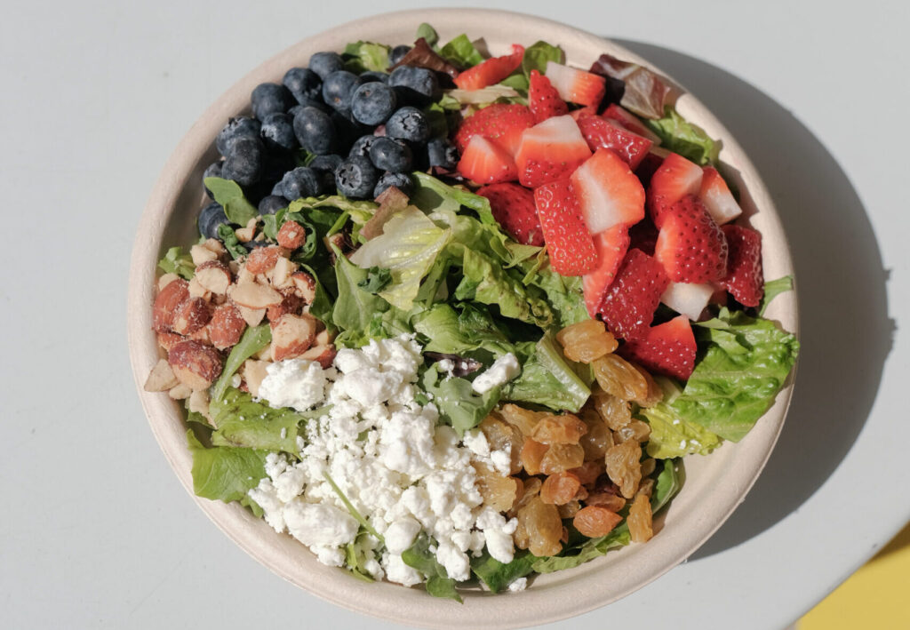 An image of the Berry Chop Salad from Original ChopShop